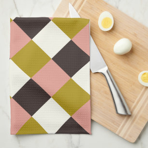 Linge De Cuisine Plat d'ivoire au chocolat rose or