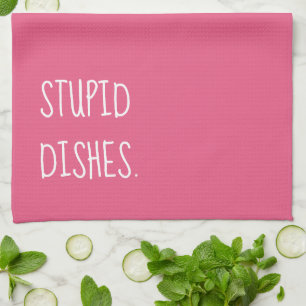 Linge De Cuisine Plats Stupides Drôle Sarcasme Nettoyage Humour ro