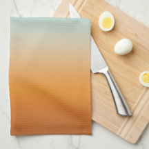 Plutôt Ombre Sunny Orange & Turquoise Blue Gradien