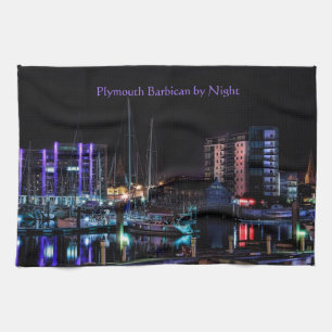 Linge De Cuisine Plymouth Souvenir - La Barbican par nuit