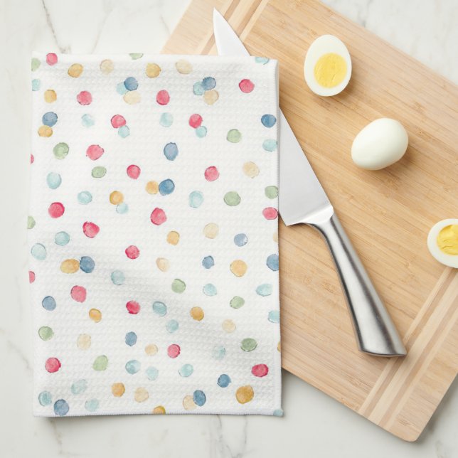 Linge De Cuisine Points (Quart Plié)