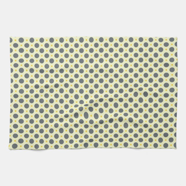 LINGE DE CUISINE POINTS ET DIAMANTS (Horizontal)