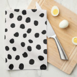 Linge De Cuisine Points posters de animaux Noir Et Blanc Dalmatie<br><div class="desc">poster de animal - Points Inspirés De Dalmatie Noire Et Blanche.</div>