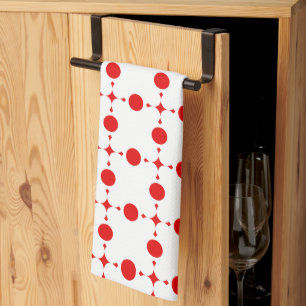 Linge De Cuisine Points rouges, Motif à pois, Pois, Pointillé