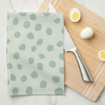 Linge De Cuisine Points Sage Green<br><div class="desc">Points - Vert Sage.</div>