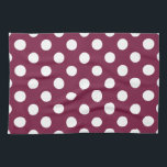 Linge De Cuisine Pois blancs en Bourgogne<br><div class="desc">Pois blancs en Bourgogne</div>