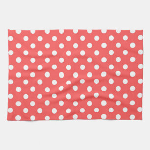 Linge De Cuisine Pois blancs et rouges, pois, pois, pois, pois