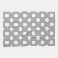 Pois blancs sur gris