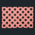 Linge De Cuisine Pois noirs à la pêche<br><div class="desc">Pois noirs à la pêche</div>