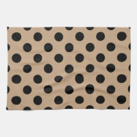 Pois noirs sur beige