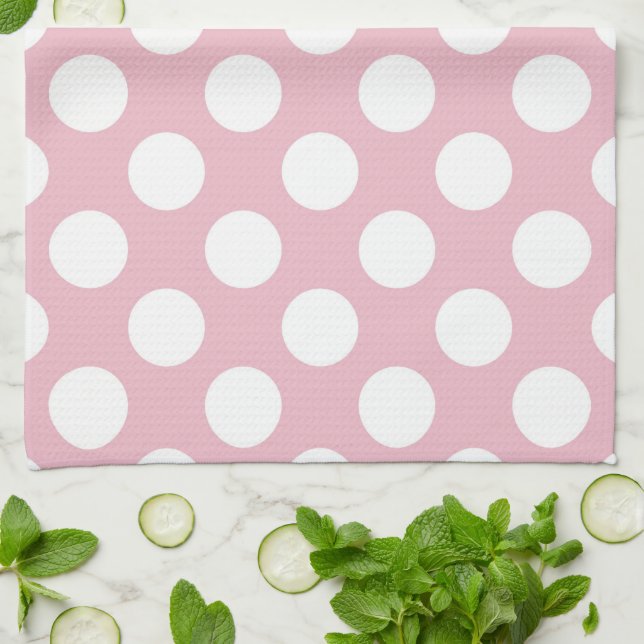 Linge De Cuisine Pois roses, Motif Pointe Polka, Points, Pointe (Plié)
