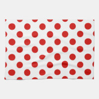 Pois rouges et blancs