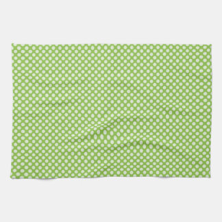 Linge De Cuisine Pois vert clair
