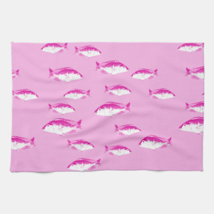 Linge De Cuisine Poisson rose
