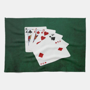 Linge De Cuisine Poker Hands - Haute Carte - King