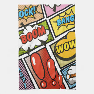 Linge De Cuisine Polices de bande dessinée !
