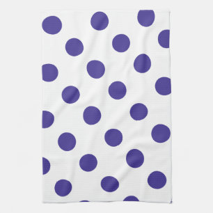 Linge De Cuisine Polka-pois violet géant