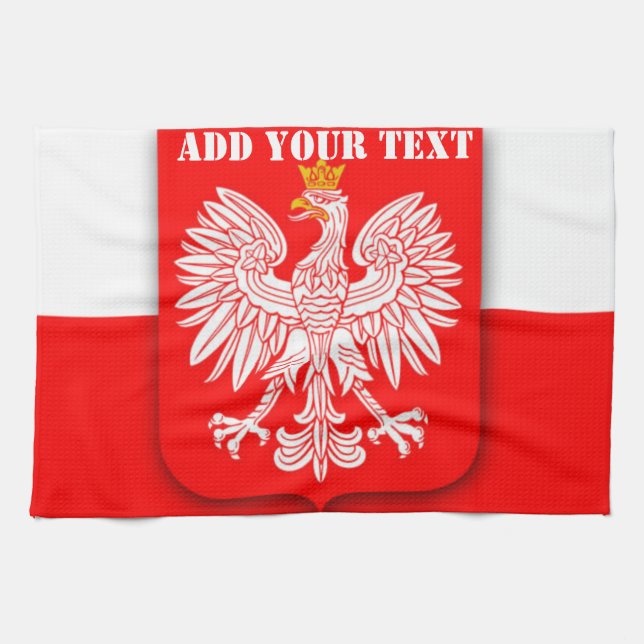 Linge De Cuisine Pologne Coupe du monde de football 2022 Polska (Horizontal)
