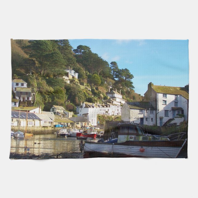 Linge De Cuisine Polperro les Cornouailles Angleterre (Horizontal)