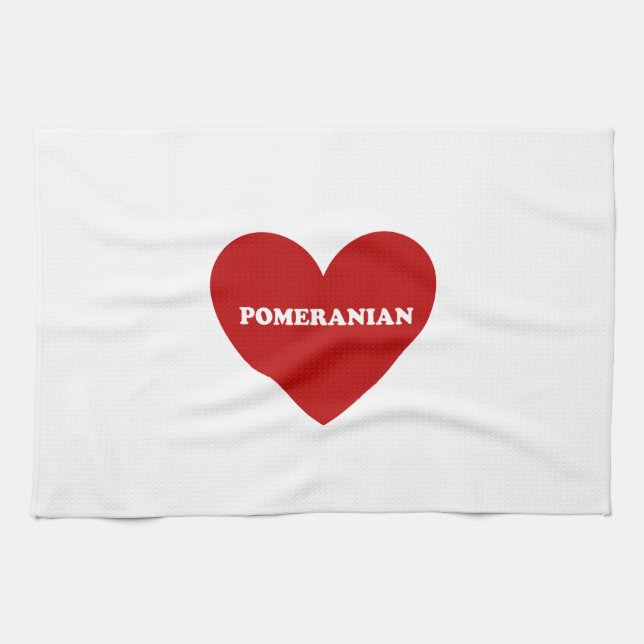 Linge De Cuisine Pomeranian (Horizontal)