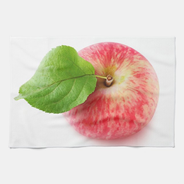 Linge De Cuisine Pomme rouge d'en haut (Horizontal)