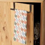 Linge De Cuisine Pommes automnales<br><div class="desc">Un design de pomme mignon dans les couleurs d'automne non traditionnelles. Inspiré par un design moderne du milieu du siècle,  ce motif présente des illustrations de pommes stylisées avec des détails à motifs. Idéal pour la chute et la décoration et la décoration d'action de grâce.</div>