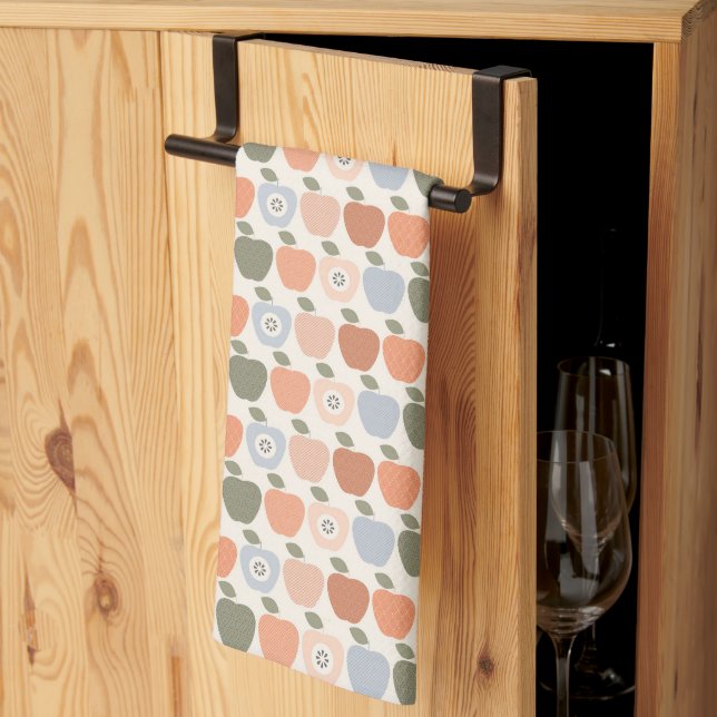 Linge De Cuisine Pommes automnales (Pliage en tiers)