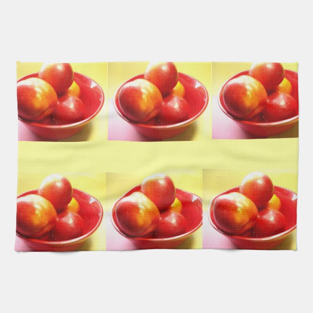 Linge De Cuisine Pommes rouges (Horizontal)