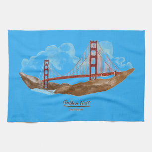 Linge De Cuisine Pont du Golden Gate de San Francisco