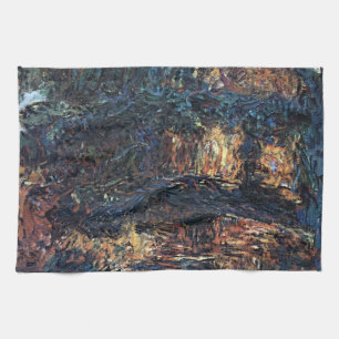 Linge De Cuisine Pont japonais par Claude Monet, Beaux-Arts Vintage