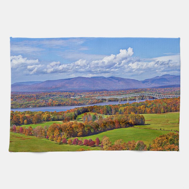Linge De Cuisine Pont Rhinecliff à l'automne (Horizontal)