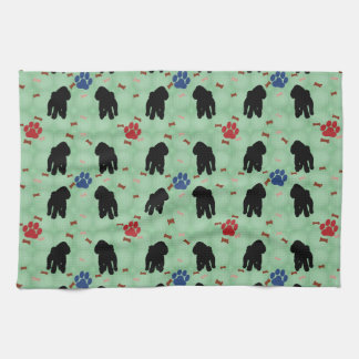 Linge De Cuisine Poodle d'ombre