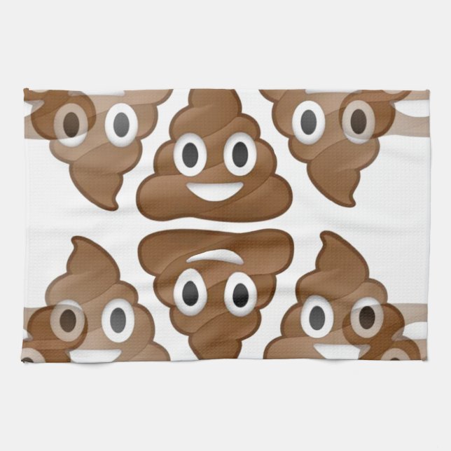 Linge De Cuisine poop emojis (Horizontal)