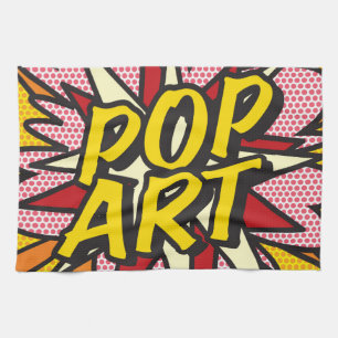 Linge De Cuisine POP ART Amusant Livre de Bande Dessinée Rétro