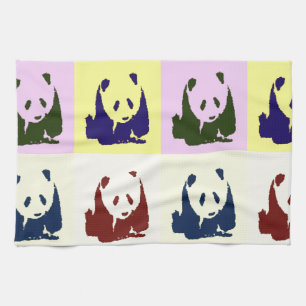 Linge De Cuisine Pop Art Baby Pandas