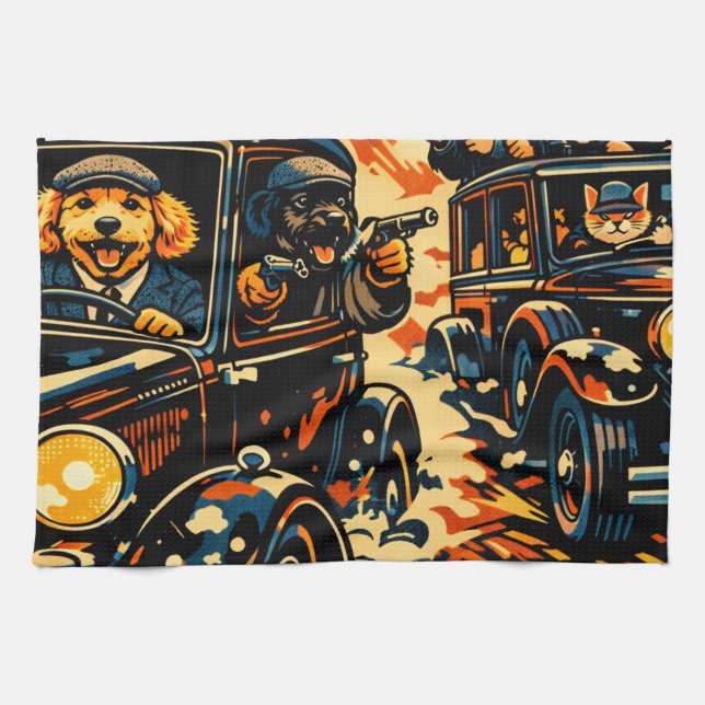 Linge De Cuisine Pop Art Cockapoo gift home decor (Horizontal)