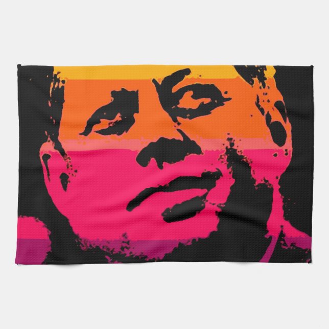 Linge De Cuisine Pop Art Jack JFK John F. Kennedy (Horizontal)