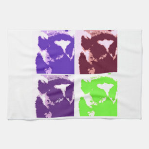 Linge De Cuisine Pop art Lemurs