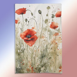 Linge De Cuisine Poppy Day v.1