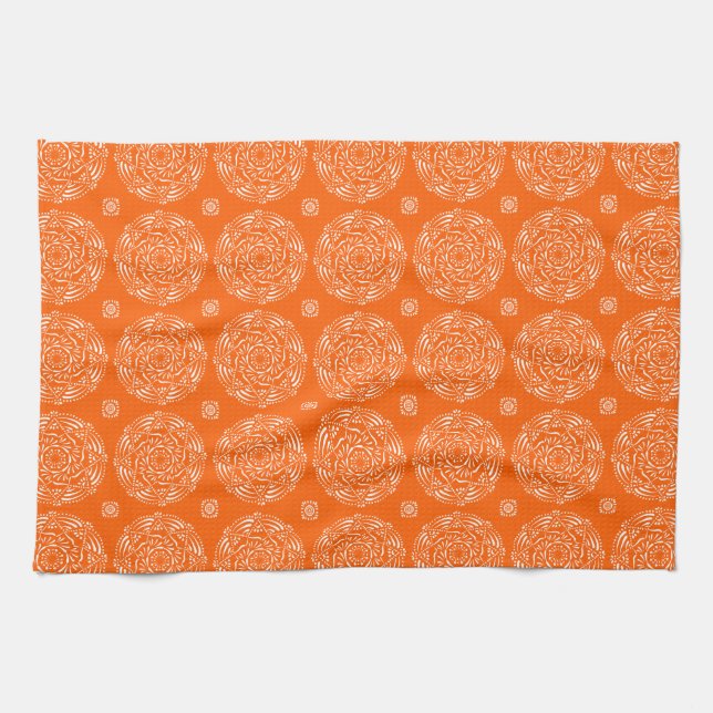 Linge De Cuisine Poppy Mandala (Horizontal)