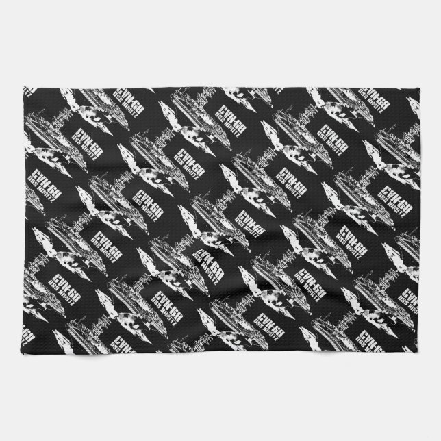 Linge De Cuisine Porte-avions Nimitz Dawsonsf kitchentowel (Horizontal)