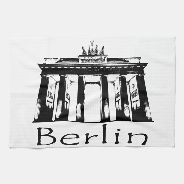 Linge De Cuisine Porte de Brandebourg À Berlin (Horizontal)