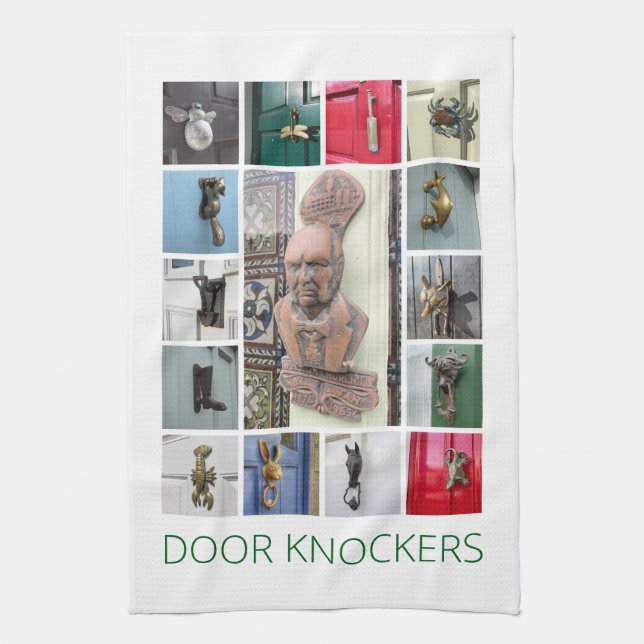 Linge De Cuisine Porte Knocker (Vertical)