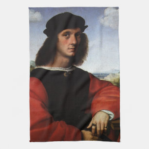 Linge De Cuisine Portrait d'Agnolo Doni par Raphaël Sanzio