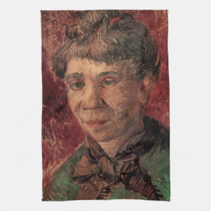 Linge De Cuisine Portrait de femme Madame Tanguy, Vincent van Gogh