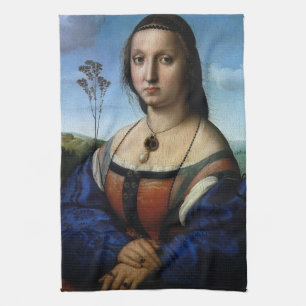 Linge De Cuisine Portrait de Maddalena Doni par Raphaël Sanzio