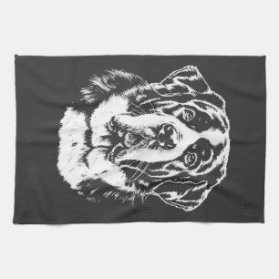 Linge De Cuisine Portrait de Saint-Bernard tenue minimaliste