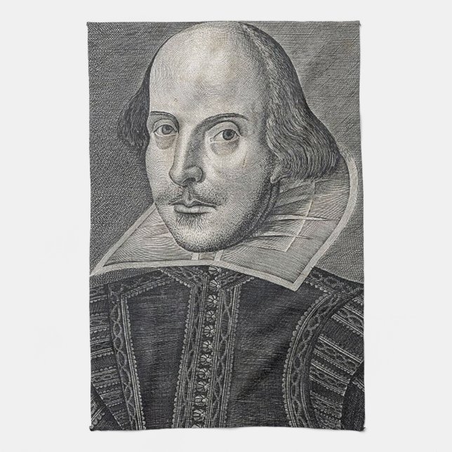 Linge De Cuisine Portrait de William Shakespeare (Vertical)