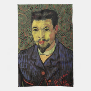Linge De Cuisine Portrait du Docteur Felix Rey par Vincent van Gogh