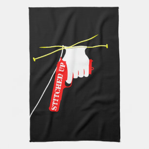 Linge De Cuisine Posé